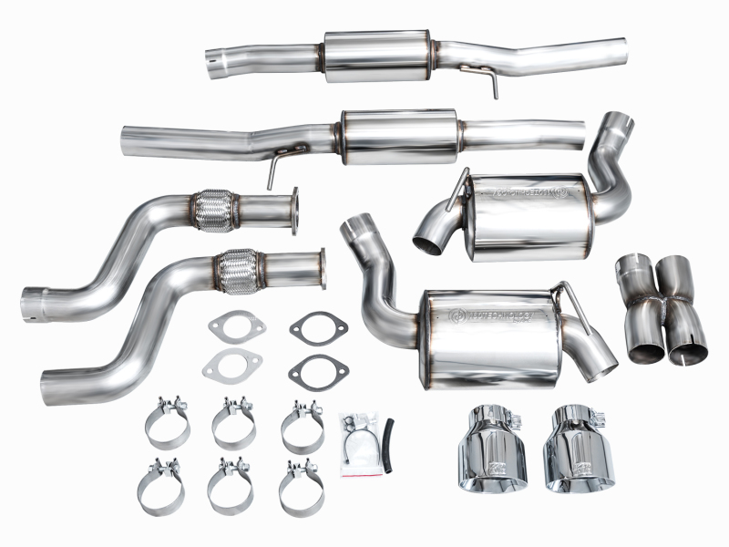 Nissan Z Performance Exhaust - AWE Tuning - Touring Edition, Dual Exit, Cat Back - Chrome Silver - `23-`27
